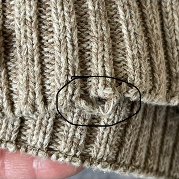 Chaps Brown Elbow Patch Preppy Academia Classic Cozy Grandpa Sweater* - Sz L - Picture 9 of 16